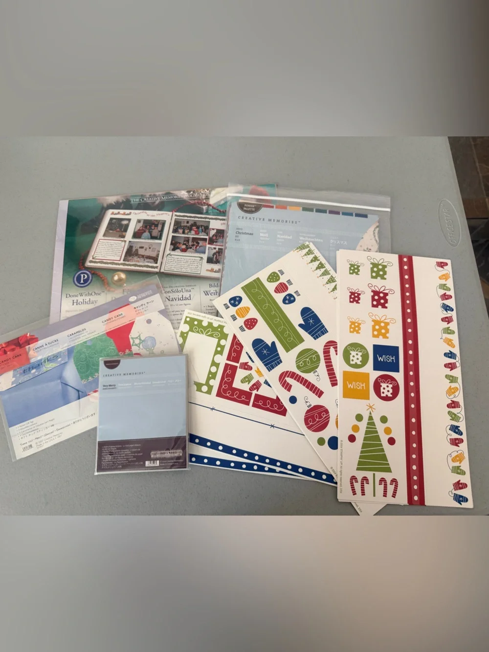 Holiday Creative Memories Scrapbooking Lot